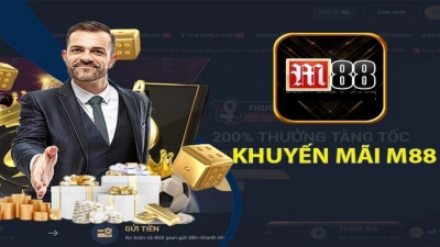 Nhà cái M88 thưởng độc quyền lên tới 1.800.000đ cho hội viên