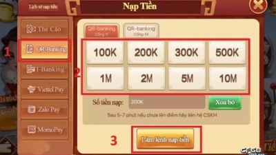 Cf68 - Tặng thêm 2% giá trị khi nạp tiền chơi game